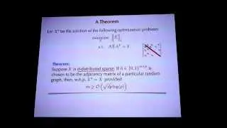 NIPS Randomized Algorithms - Gautam Dasarathy: Sketching Sparse Covariance Matrices