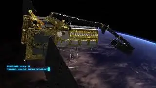 Launch and Deploy Animation of the NASA-ISRO SAR, or (NISAR) spacecraft