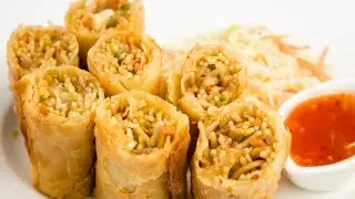 Vegetable Spring Rolls Recipe | Restaurant Style With Sheets Recipe