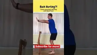 Back pain relief exercises for seniors and beginners. #chairexercises #seniorfitness