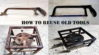 How to reuse old tools and equipment and making nitrocellulose paint to cover it