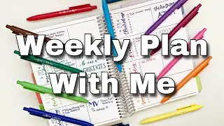 Weekly Plan with Me - 7/20/20 (With ParKoo Gel Pen Review!)