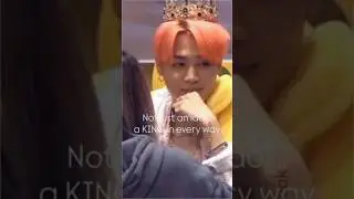 The aura, the crown, the KING  👑🔥 #jimin #parkjimin #king #kingofkpop #bts