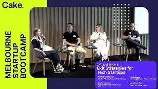 Exit strategies for tech startups - Melbourne Startup Bootcamp 2023
