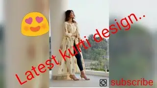Top 20 latest stylish front slit kurti to wear with jeans