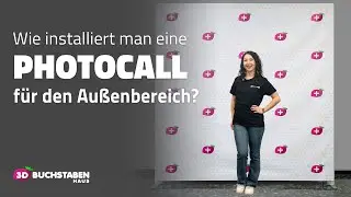 Individuelle photocall f&uuml;r den Au&szlig;enbereich | 3D BUCHSTABEN HAUS