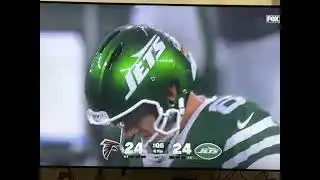 Nick Folk 56 yard field goal to win it for the Jets