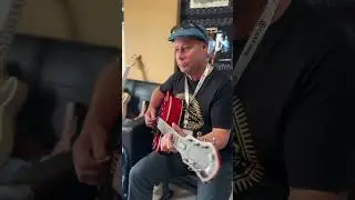 Look who popped in from down under. Great to have  a fun Jam with our mate Sam Lemann!