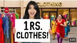 Selling Expensive Clothes for ONLY Rs.1 !!