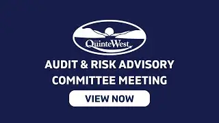 City of Quinte West - Audit & Risk Advisory Committee, December, 15th 2024