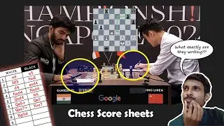 How to write chess moves and score sheets?