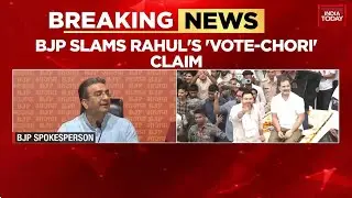 BJP Slams Rahul Gandhi's 'Vote-Chori' Claim, Says 'George Soros Funding Anti-India Opposition'