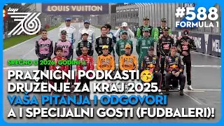 Lap 76 #588 F1 Praznični podkast! Vaša pitanja i odgovori - kako ste doživeli 2025? Najnovije vesti