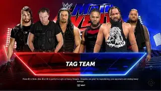 WWE 2K24 THE SHIELD VS THE BLOODLINE MAIN EVENT