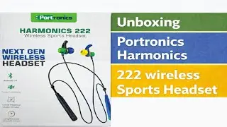 Unboxing Portronics Harmonics 222 wireless Sports Headset|Easy Otm Tech|Portronics Harmonics 222