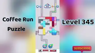 ☕ Coffee Run Puzzle Level 345 Walkthrough 🔍 | Coffee Run Level 345