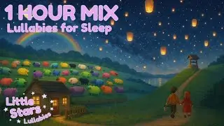 ✨ Twinkle Twinkle Little Stars, Jack and Jill & Baa Baa Counting Sheep | 1 Hour Bedtime Lullaby Mix 