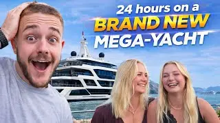 24 Hours on a BRAND NEW MEGA-YACHT 🇻🇳 (HA LONG BAY VIETNAM)