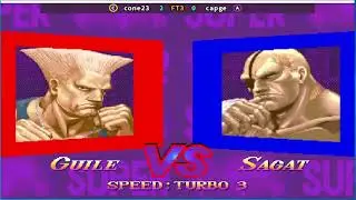 Super Street Fighter II X - grand master challenge cone23 vs capge