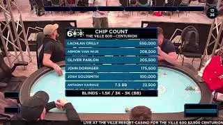 Live at THE VILLE RESORT-CASINO for THE VILLE 600 $2,500 CENTURION | $50,000 GTD DAY 2