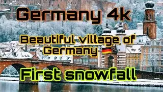 Germany Village Life | Snowfall Ke Baad Subah Ki Walk | Ockenheim 