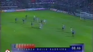 Incredibile punizione di Roberto Carlos in Parma Inter del 95
