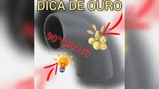 DICA DE OURO PRA CORTAR CURVA DE 90° PRA QUALQUER GRAU