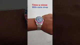 q Timex reissue pepsi strap bracelet change