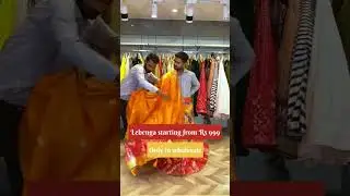 Lehengas starting at only 999rs. What to wait? Get your shops stocked. 😍 #tejoofashions #wholesale