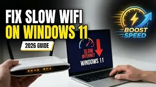 How to Fix Slow WiFi or Internet Speed on Windows 11 (2026 Speed Boost Guide)