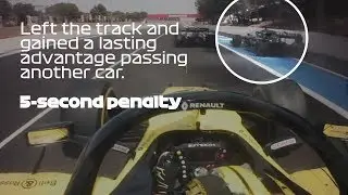 Why Ricciardo Received Two Penalties | 2019 French Grand Prix