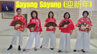 Sayang Sayang Official HD New Year's Line Dance (demo & count)