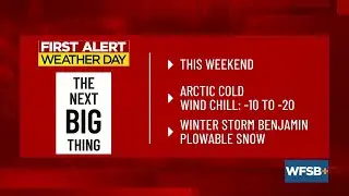 The upcoming weekend storm gets a name: Benjamin