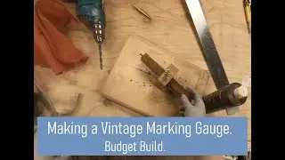 Woodworker's Marking Gauge #notablesaw #nomusic #notalking #budgettools #nightshift #woodshop