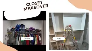 DIY Dream Custom Closet Makeover | Built by My Husband| Budget Friendly| Part 1