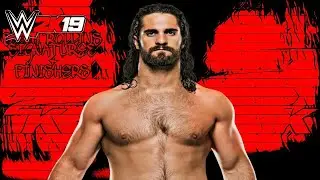 WWE 2K19 - SETH ROLLINS SIGNATURES + FINISHERS