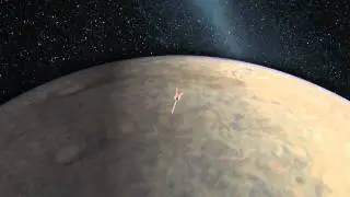 Juno de-orbit animation