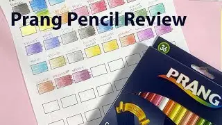 Prang Pencil Review and Printable Swatch Charts