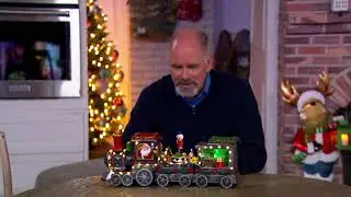 Mr. Christmas Animated and Musical Train on QVC