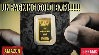 Unboxing Gold bar | 5 Gm | BRPL | Amazon Online purchase |