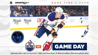 Edmonton Oilers New Jersey Devils | -OAD Livestream Game 19 #EdmontonOilers #NewJerseyDevils (Sim)