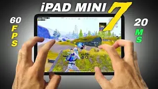 iPAD MINI 7 PUBG/BGMI TEST🔥A17 Pro Bionic chip😍 || FULL GYRO + 6 FINGER GAMEPLAY