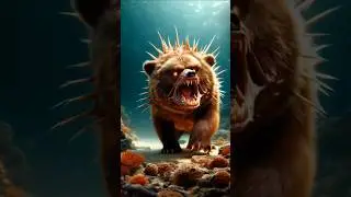 Bear vs fish #fish #fish #bear #ai #animalfusion #hybrids @AiLockup