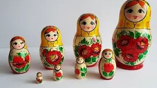 Matrjoschka Spielzeug &Uuml;berraschung Matreshka Weihnachtsmann