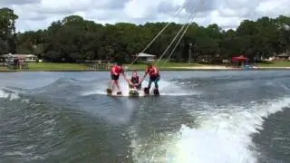 Sit Waterskiing