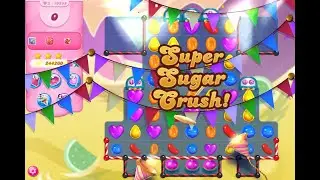 Candy Crush Saga Level 10398 (3 stars, No boosters)