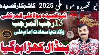 Закир Кази Васим Аббас Новая касыда 13 раджаба 2025 года