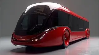 ALS 2026 Red Luxury Bus &ndash; Train-Style Design That Changes Everything!