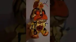 Customising my FNaF plush! | System Error Bonnie 🎩🐻 #fnaf #plush #custom #art #shorts