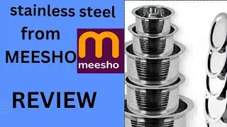 Review on Stainless steel bowls .ORDER FROM MEESHO.you should buy or not.